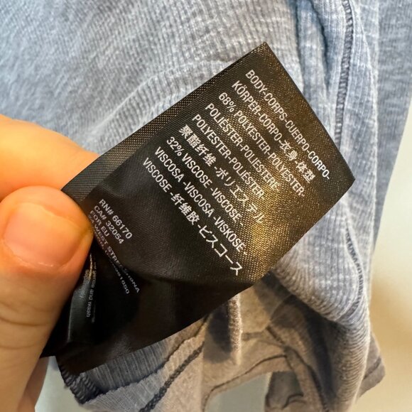 FREE PEOPLE MOVEMENT lay up tee in blue size S - Picture 7 of 9